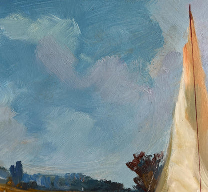 Oil painting Sailing on a yacht Yuriy Suprunchuk