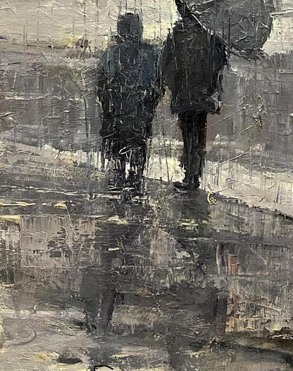 Oil painting Rain Volodymyr Pashchenko