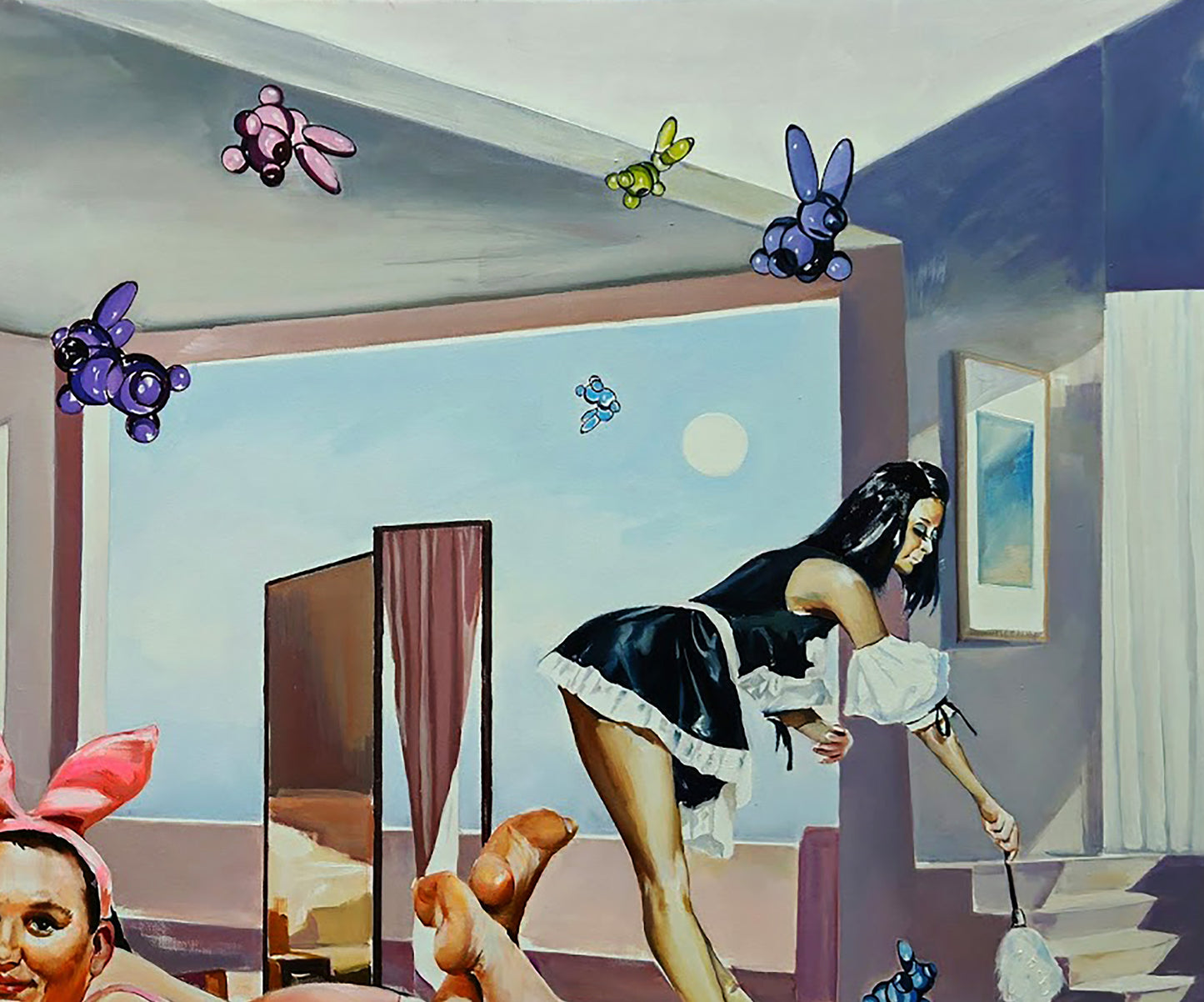 Oil painting The mistress of the house Igor Konovalov