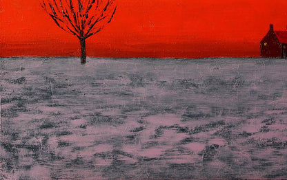 Oil painting House in the steppe Andriy Klishyn