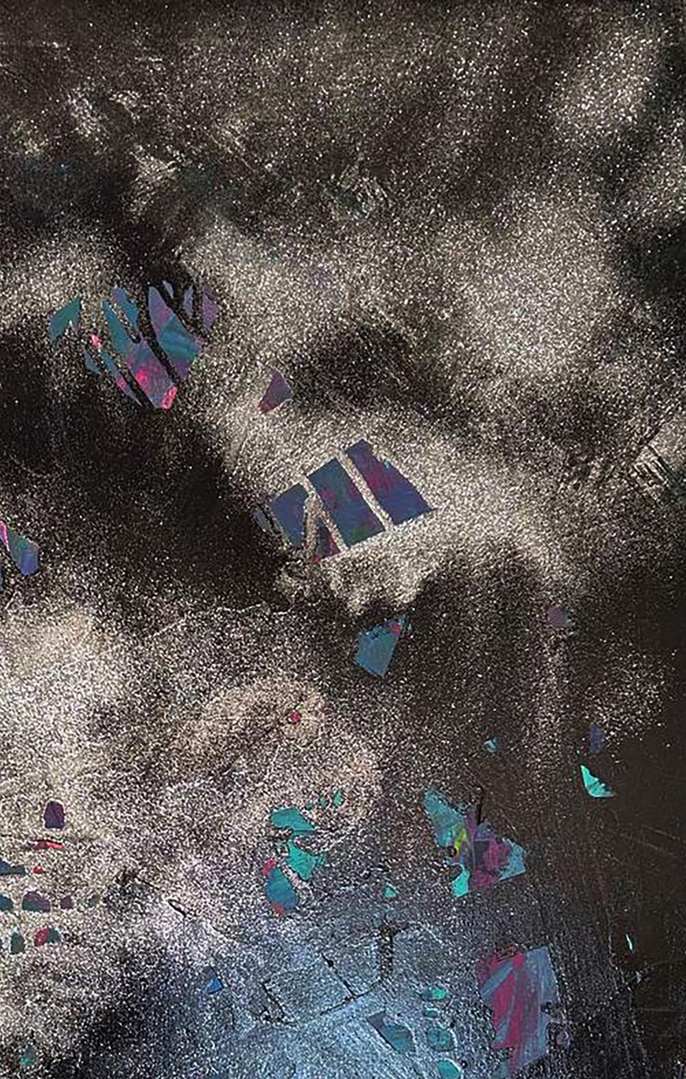 Acrylic painting Galaxy of the Soul Olga Melezhik