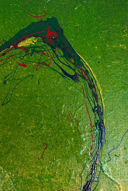 Acrylic painting Bright lemon Olga Melezhik