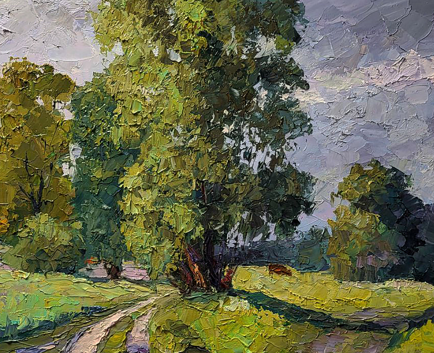 Oil painting Summer day Serdyuk Boris Petrovich