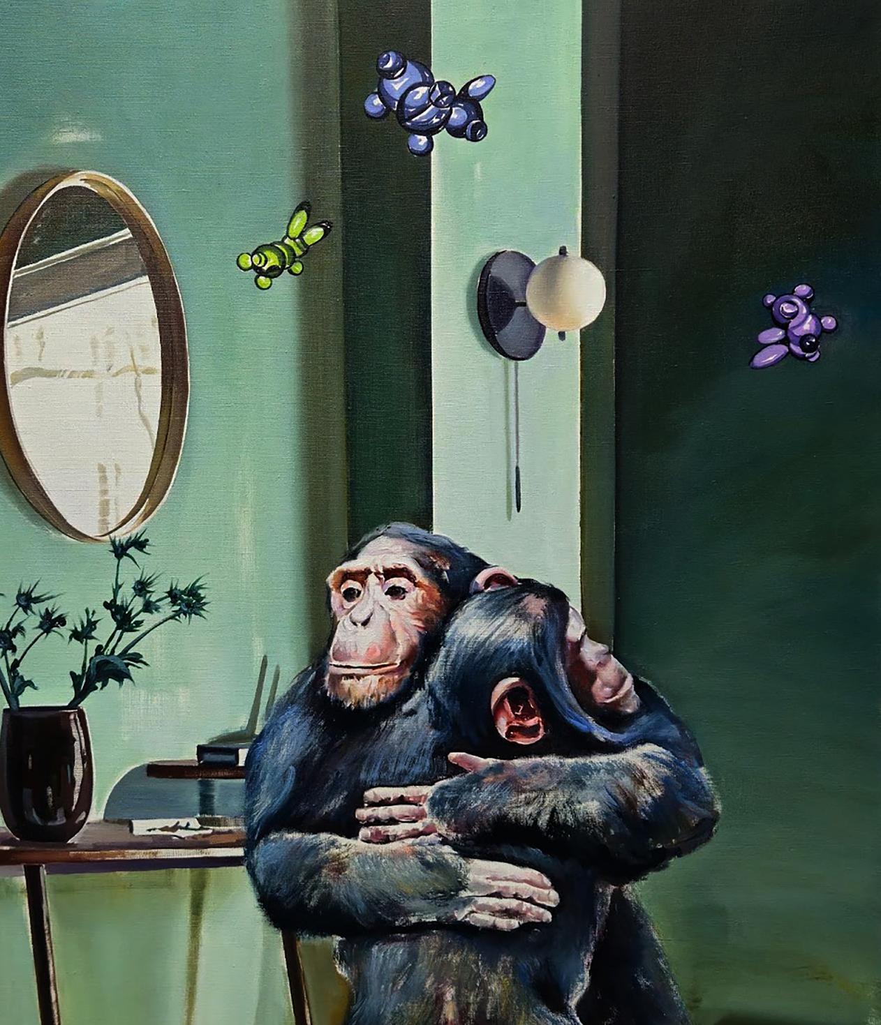 Oil painting Family housewarming Igor Konovalov