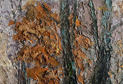 Oil painting Cloudy autumn day Boris Serdyuk