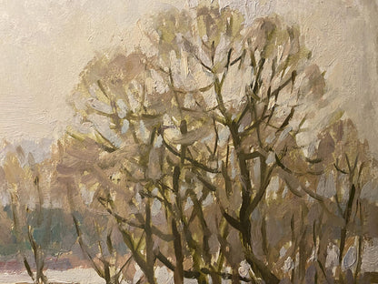 Breath of Spring by Nikolai Bortnikov, an oil painting