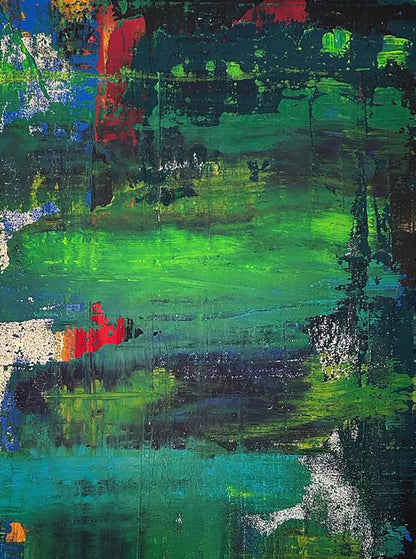 Acrylic painting Walk in the forest Olga Melezhik