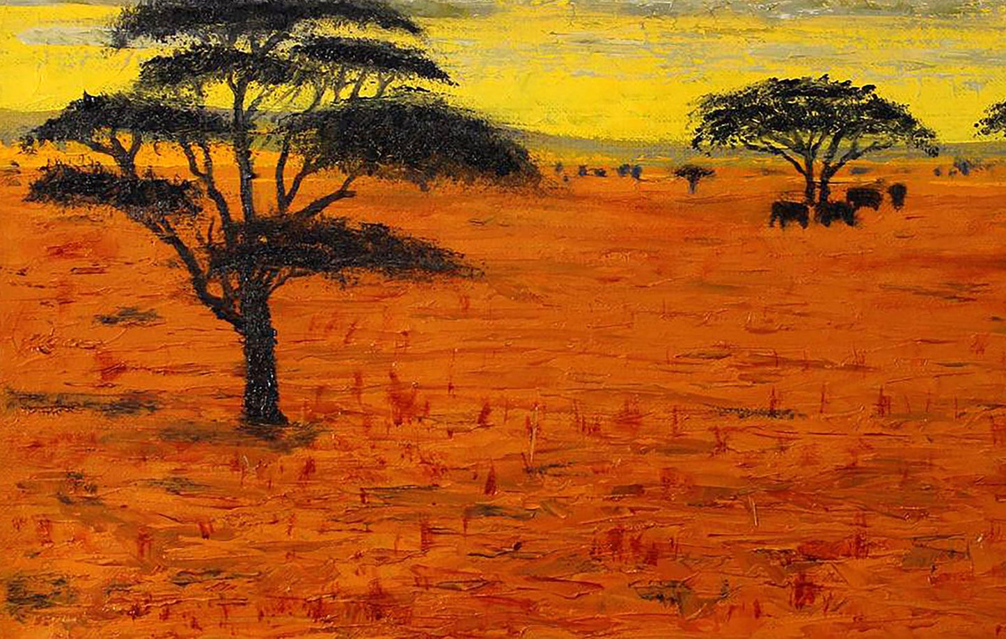 Oil painting Savannah Andriy Klishyn