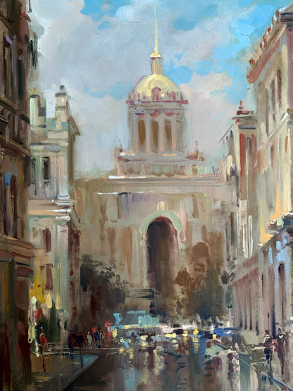 OIl painting City Hall Yuriy Suprunchuk