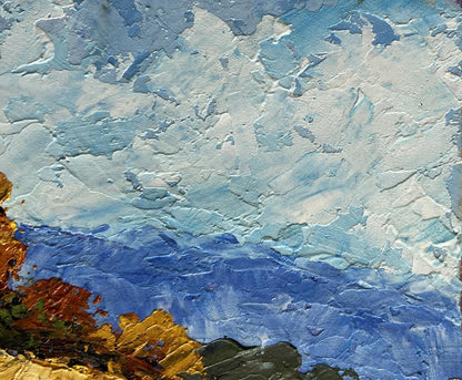 Oil painting Autumn palette of nature V. Zadorozhnya