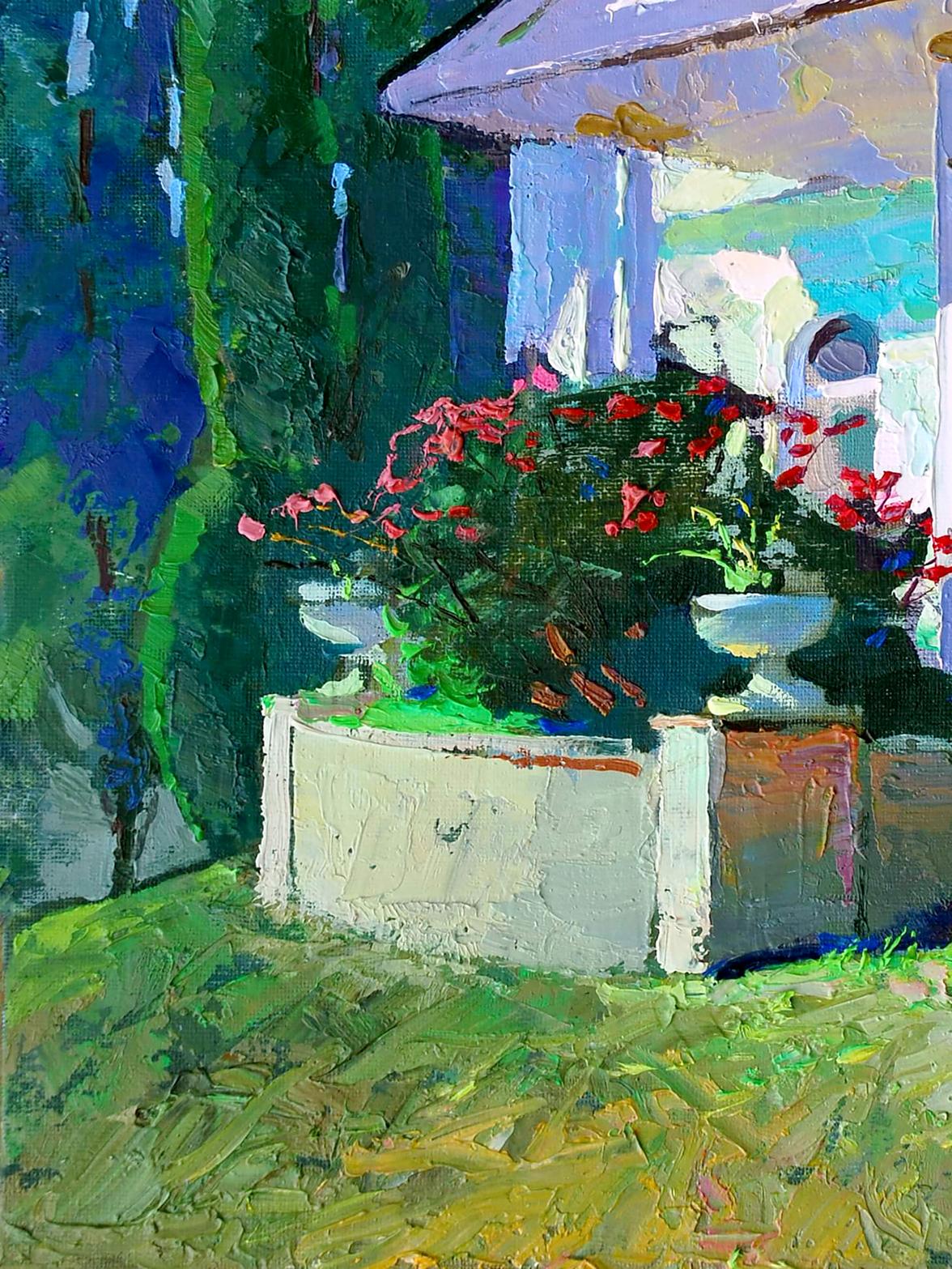 Oil painting Summer sketch Egor Shvachunov