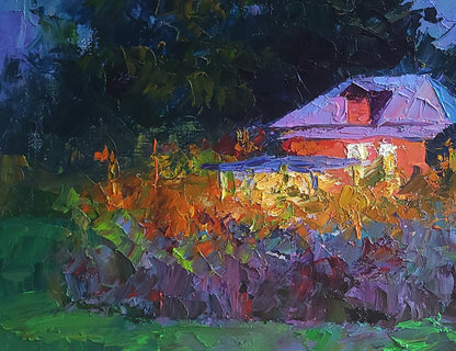 Oil painting Evening Boris Serdyuk