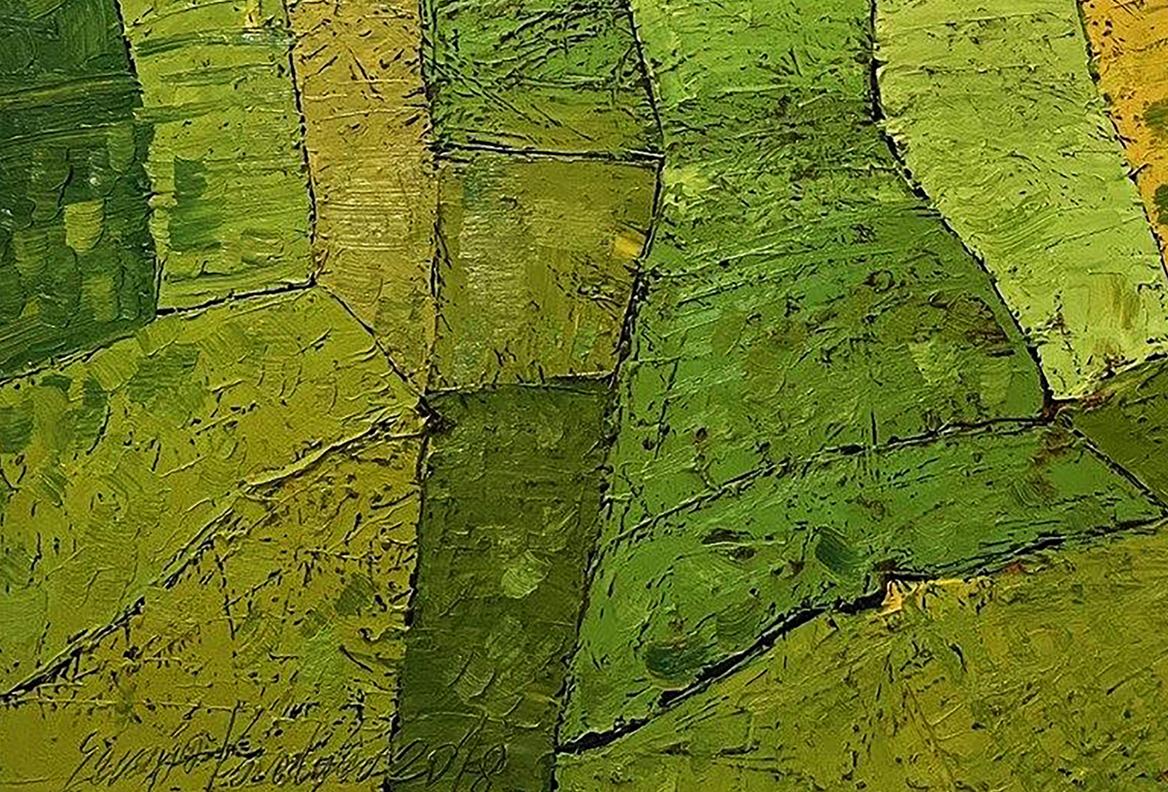 Oil painting Geometric nature Serhiy Kovalev