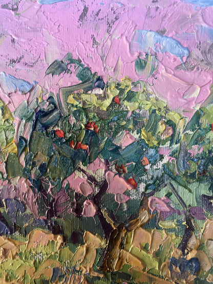 Oil painting Morning garden Alex Ivanyuk