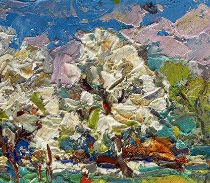 Oil painting Spring has come Oksana Ivanyuk