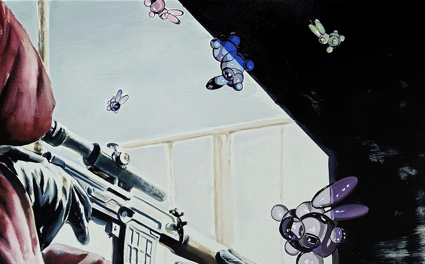 Oil painting Approaching danger Igor Konovalov