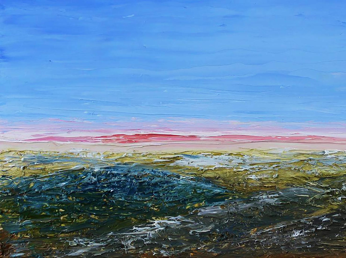 Oil painting Northern landscape Andriy Klishyn