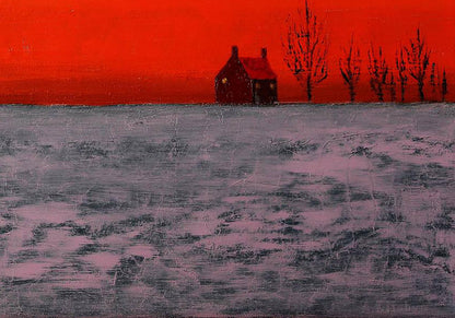 Oil painting House in the steppe Andriy Klishyn