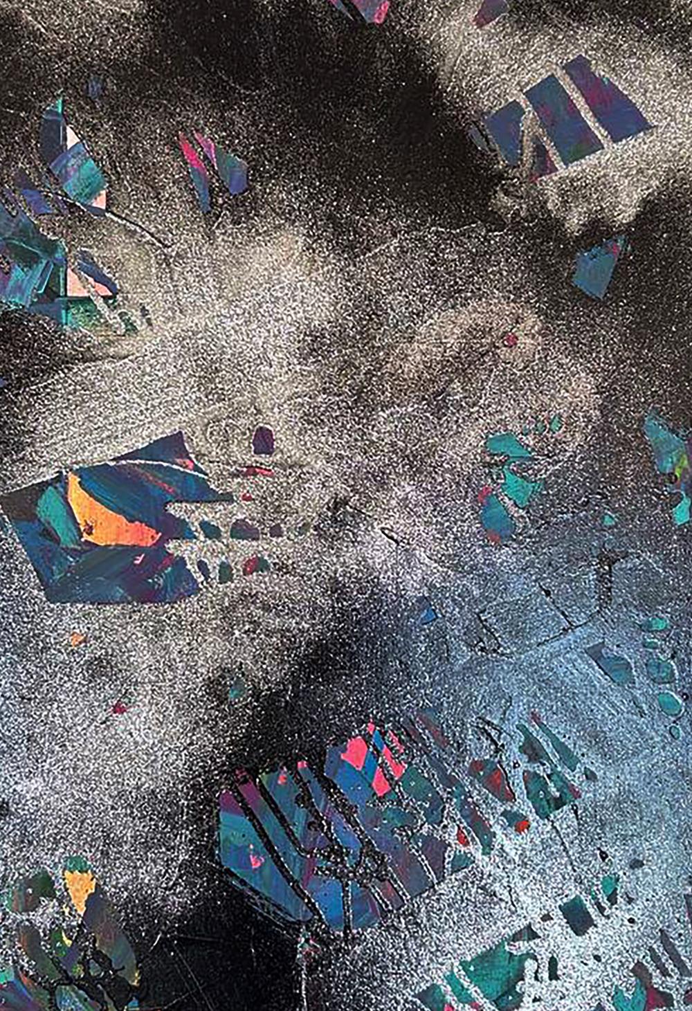 Acrylic painting Galaxy of the Soul Olga Melezhik