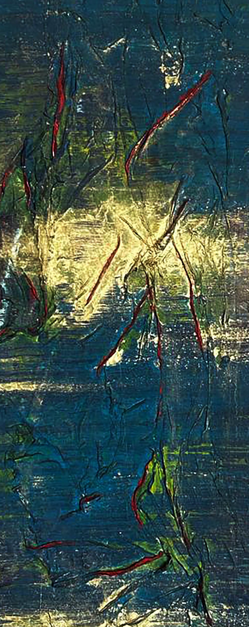 Acrylic painting Night adventure Olga Melezhik