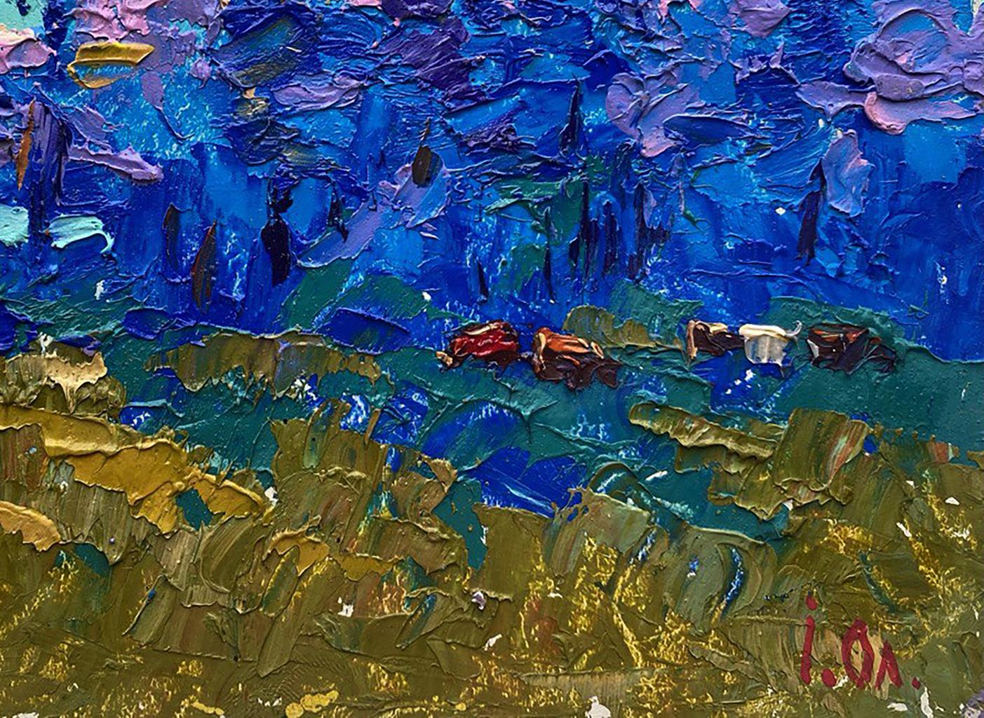 Oil painting Blue distance Oleksiy Ivanyuk