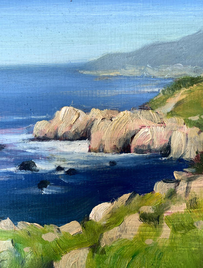 Oil painting Clear day at the coast Mykhailo Burdylo