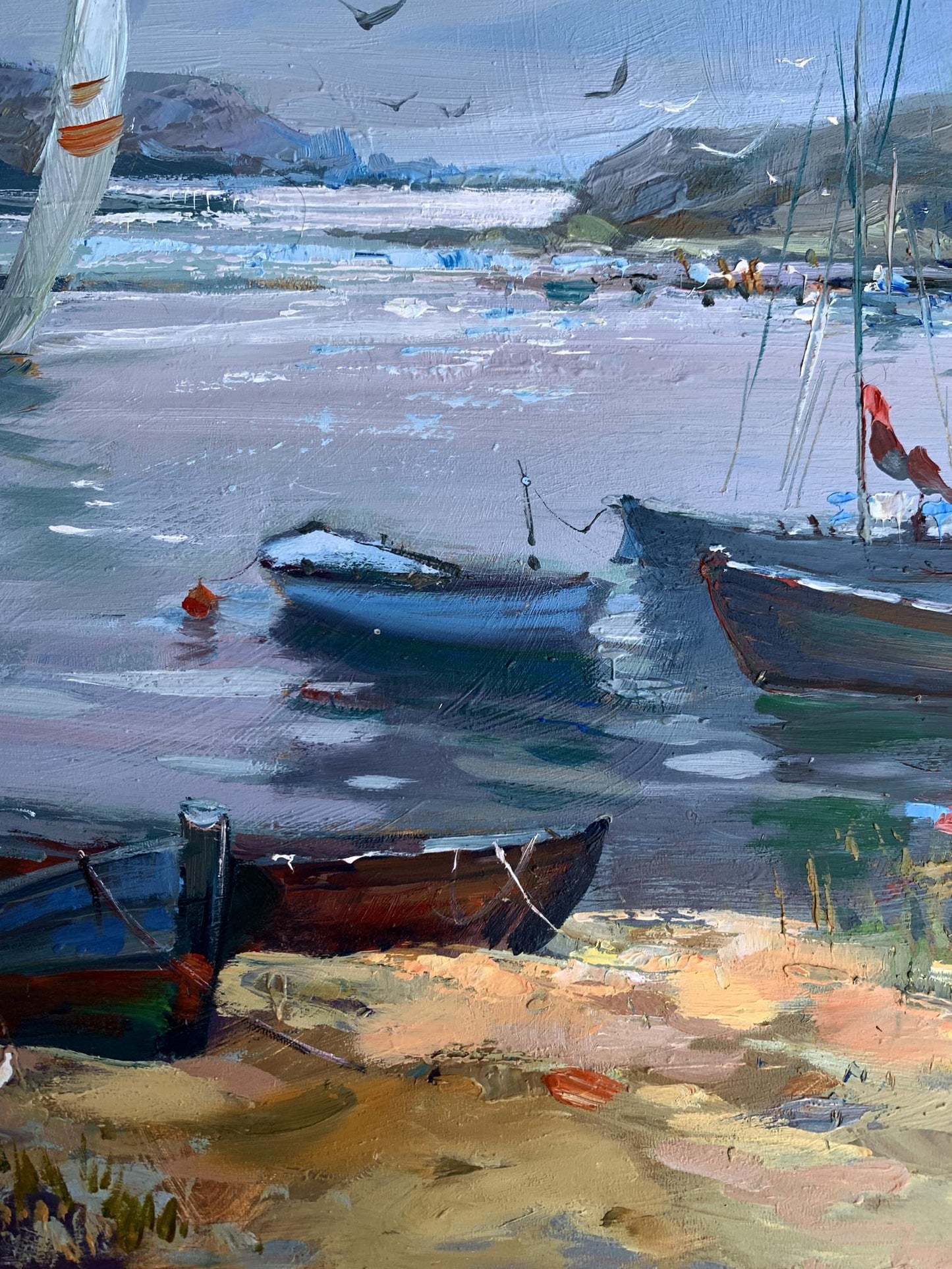 OIl painting Sailing club Yuriy Suprunchuk