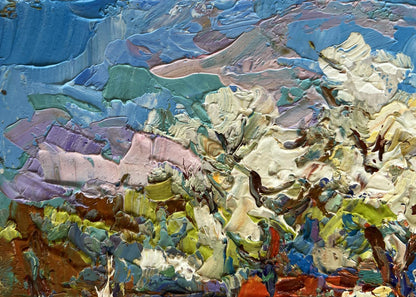 Oil painting Spring has come Oksana Ivanyuk