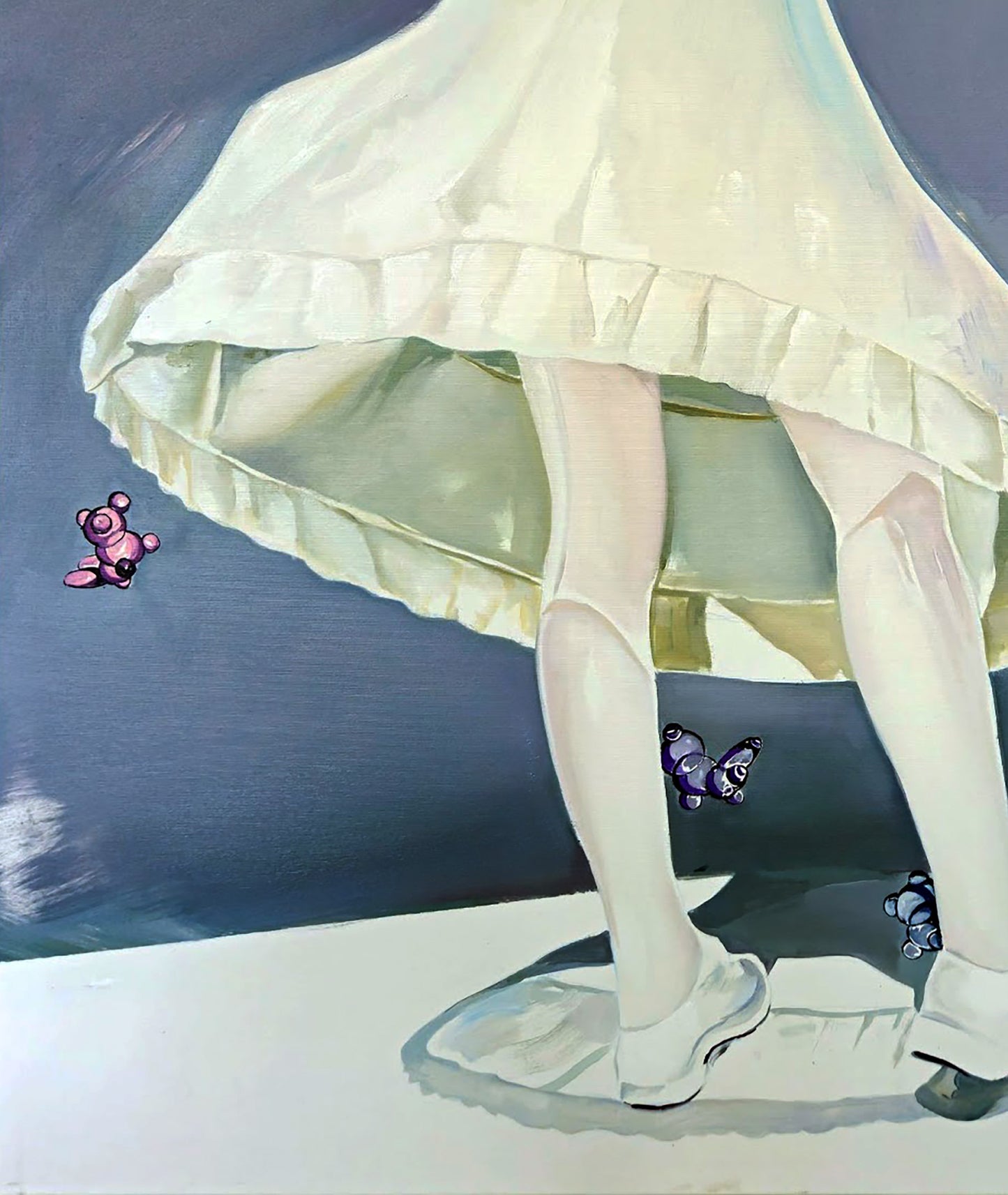 Oil painting Like catcher Igor Konovalov