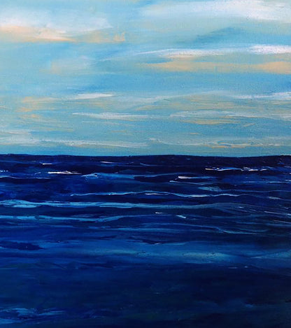 Oil painting Flying islands Andriy Klishyn