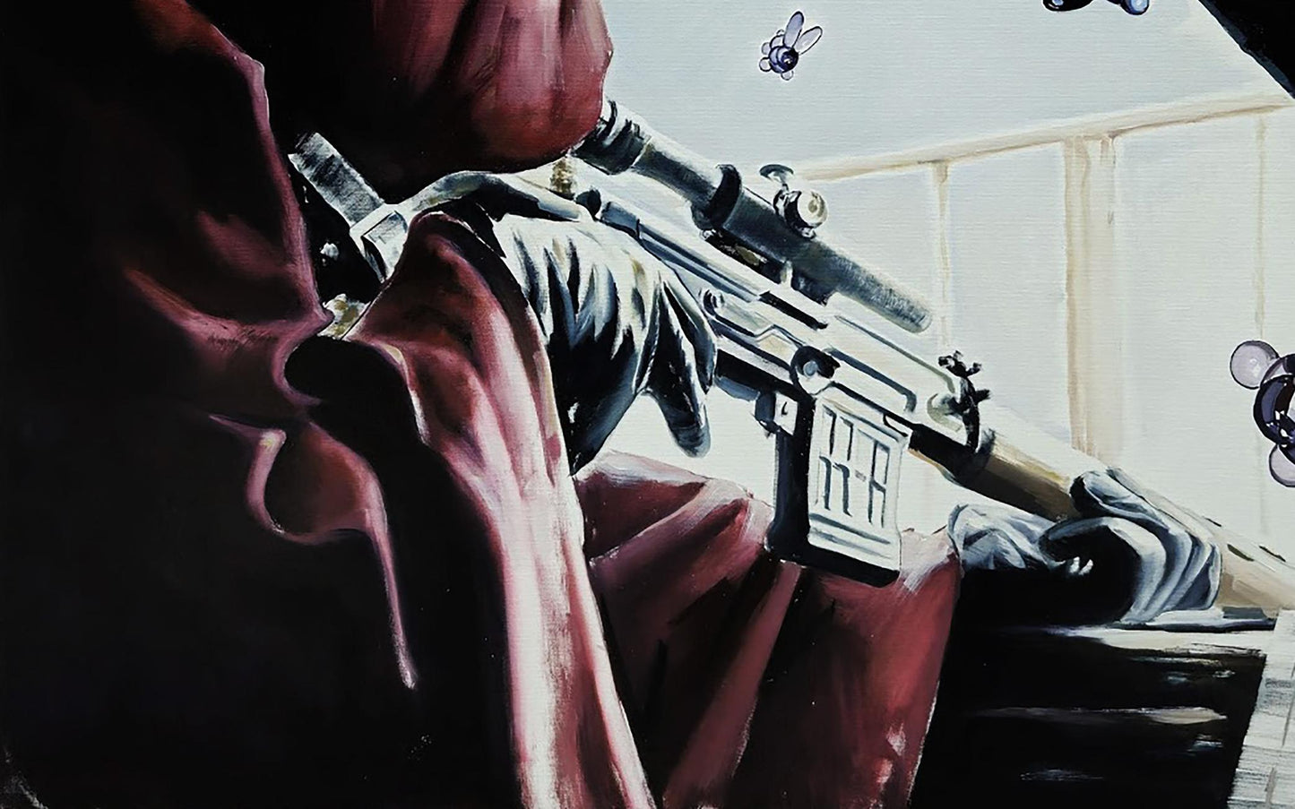 Oil painting Approaching danger Igor Konovalov