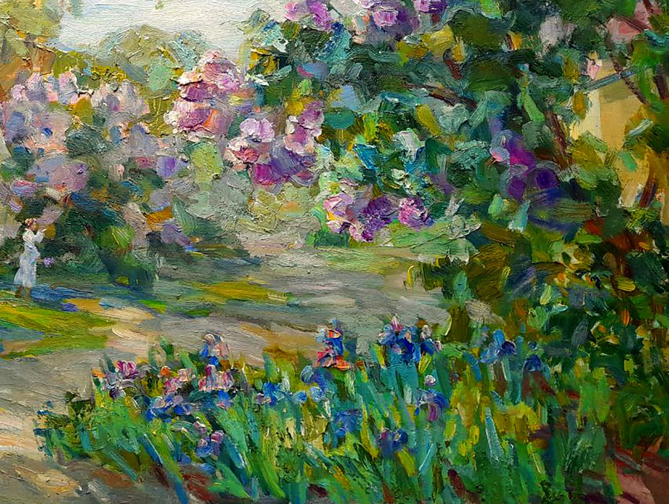 Oi painting The summer scent of lilac Ivan Kovalenko