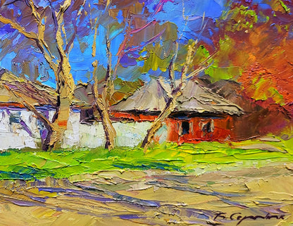 Oil painting Early spring Boris Serdyuk