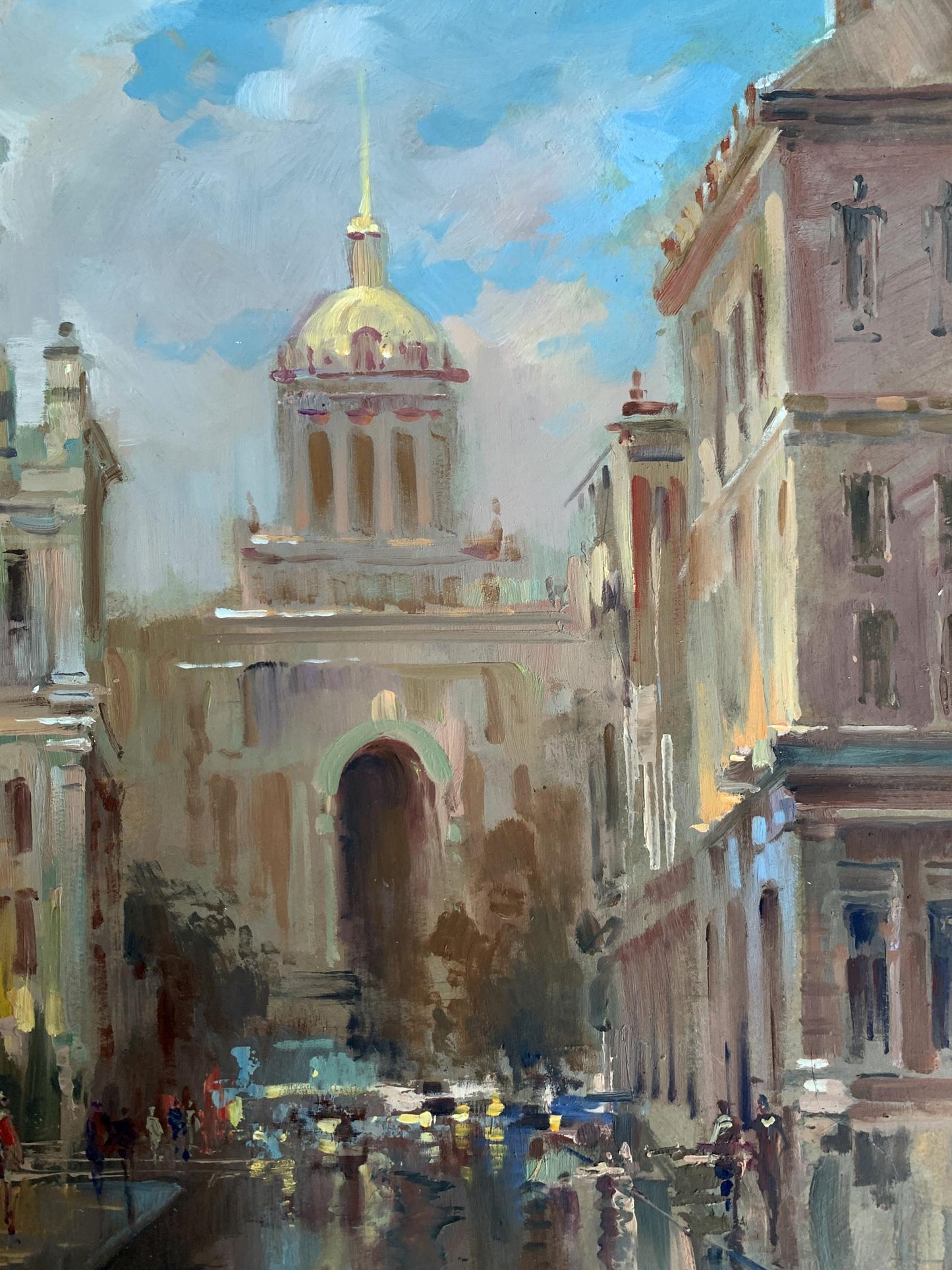 OIl painting City Hall Yuriy Suprunchuk