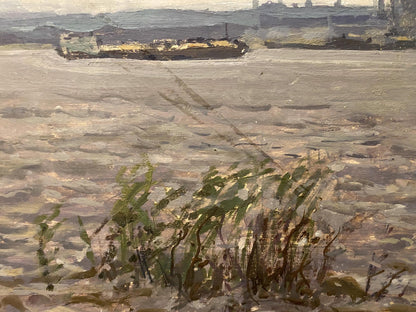 Oil painting Dnieper near Zaporozhye Georgy Kolosovsky