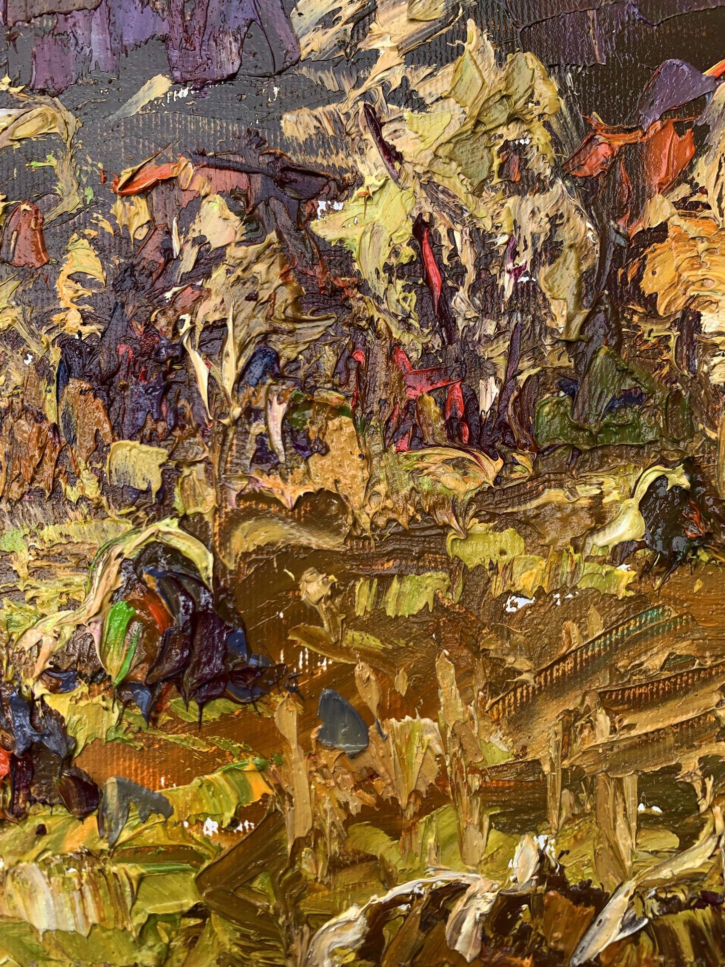 Oil painting After haymaking Ivanyuk Oleksiy