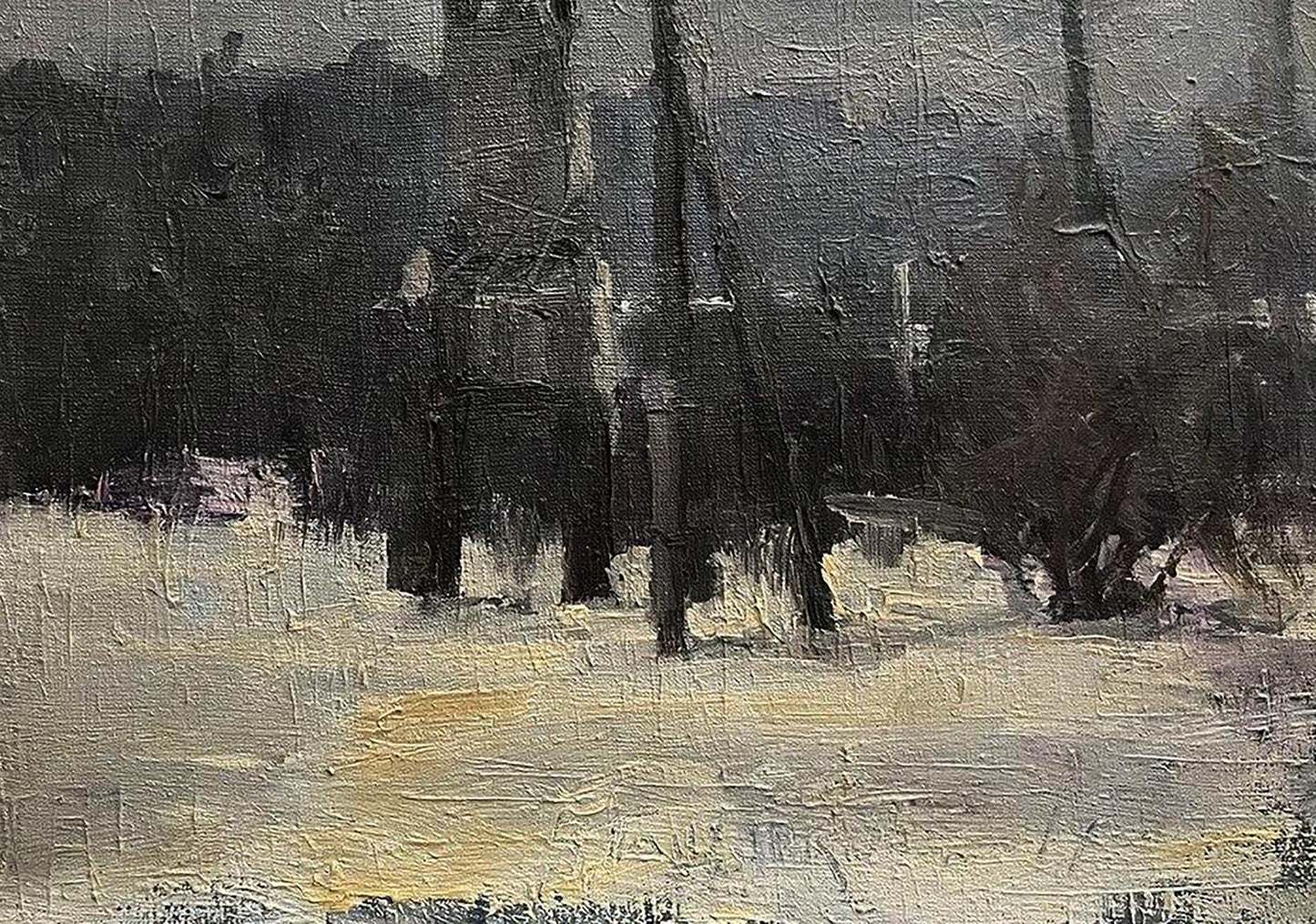 Oil painting Winter King Volodymyr Pashchenko