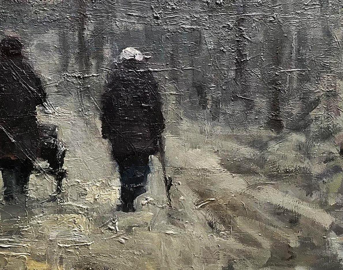 Oil painting Far from the city Volodymyr Pashchenko