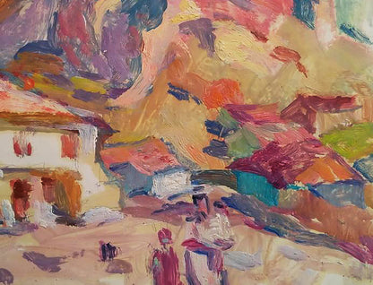 Oil painting Central Asia Yury Konovalov