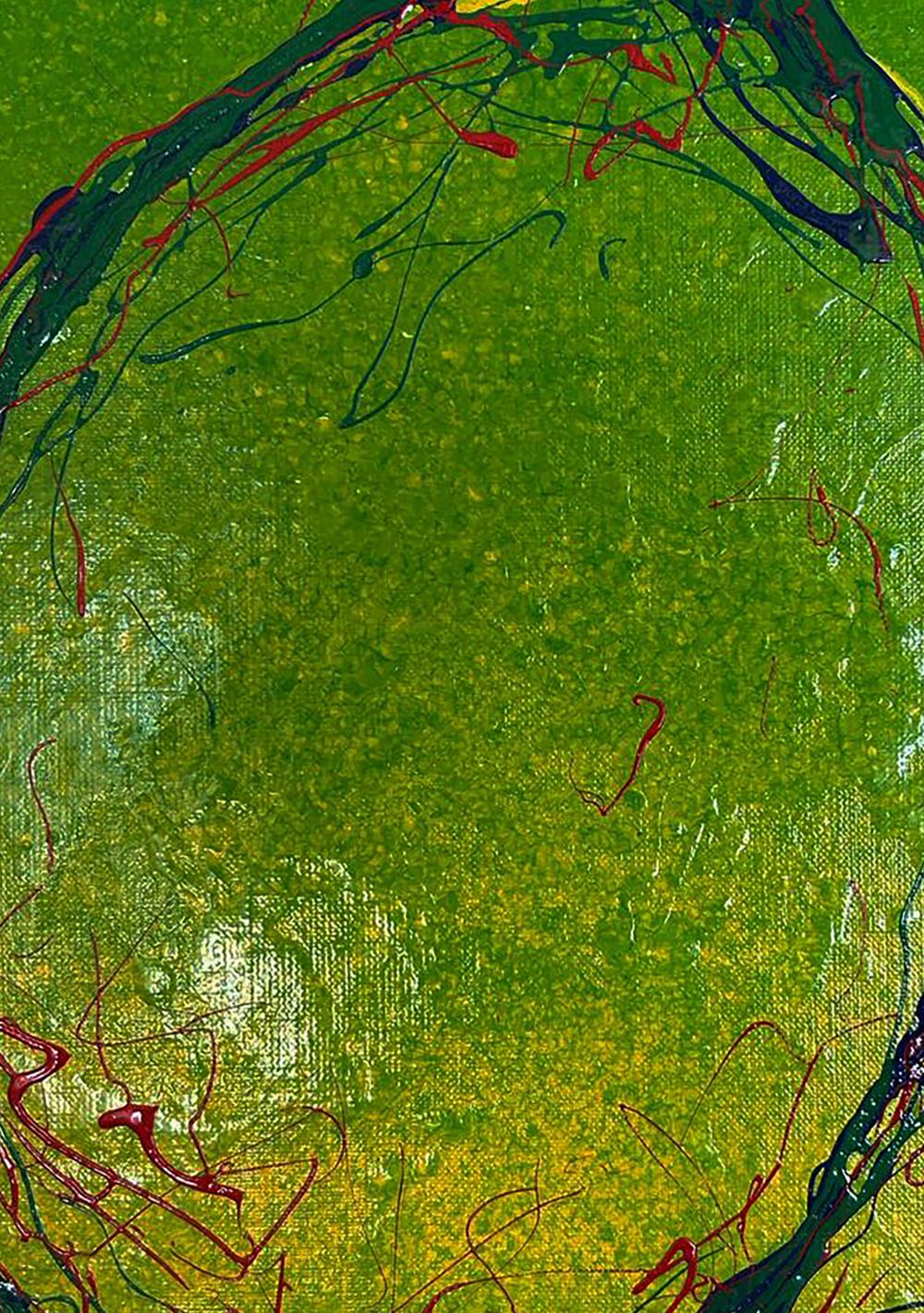 Acrylic painting Bright lemon Olga Melezhik