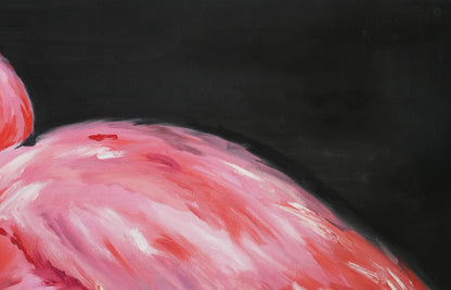 Oil painting Pink flamingo Victoria Kagalovska