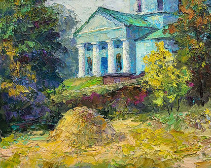 Oil painting Ascension Cathedral Boris Serdyuk