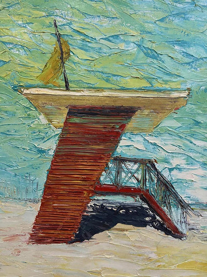 Oil painting Praia de golfo Serhiy Kovalev