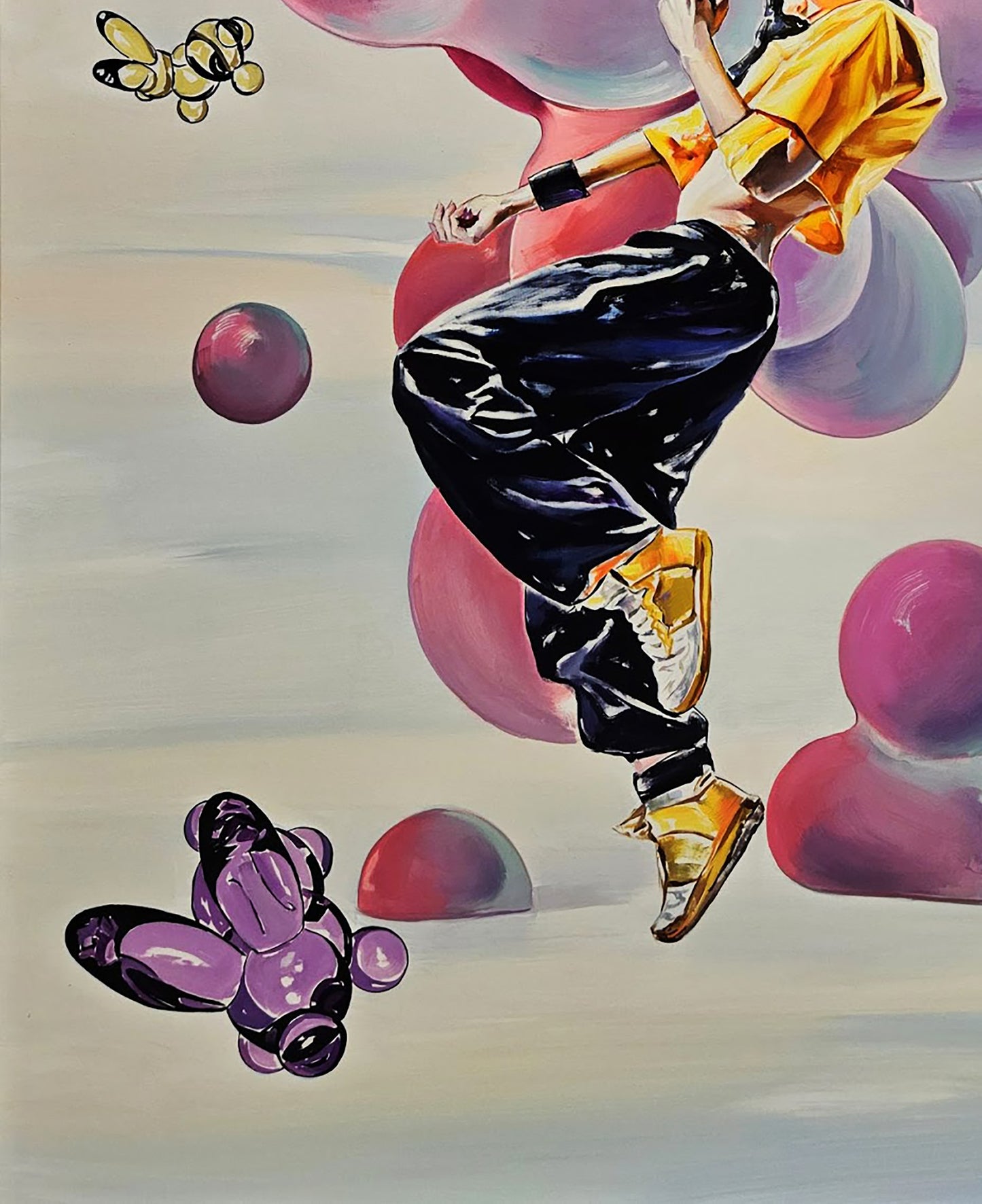 Oil painting Tiktok girl dancing Igor Konovalov