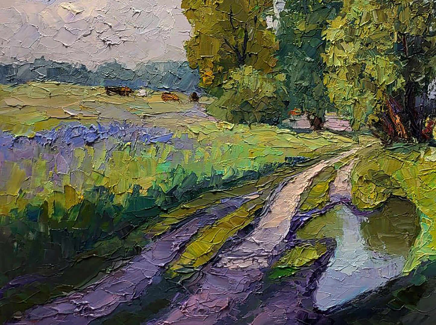Oil painting Summer day Serdyuk Boris Petrovich