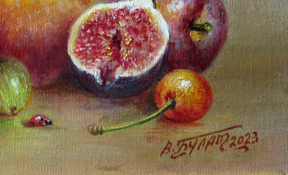 Oil painting Fruit still life Valeriy Bulat