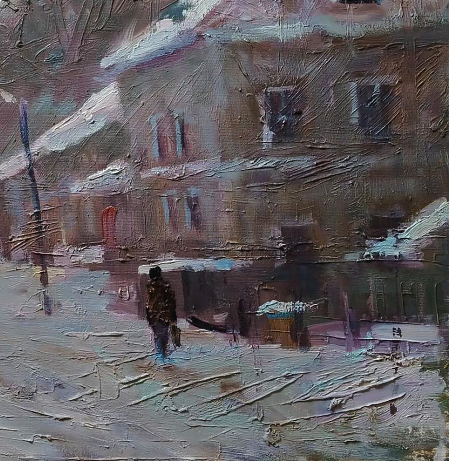 Oil painting Opishnia Volodymyr Pashchenko