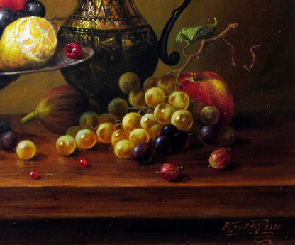 Oil painting Fruits of the earth Valeriy Bulat