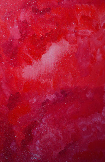 Oil painting Mistical red Victoria Kagalovska