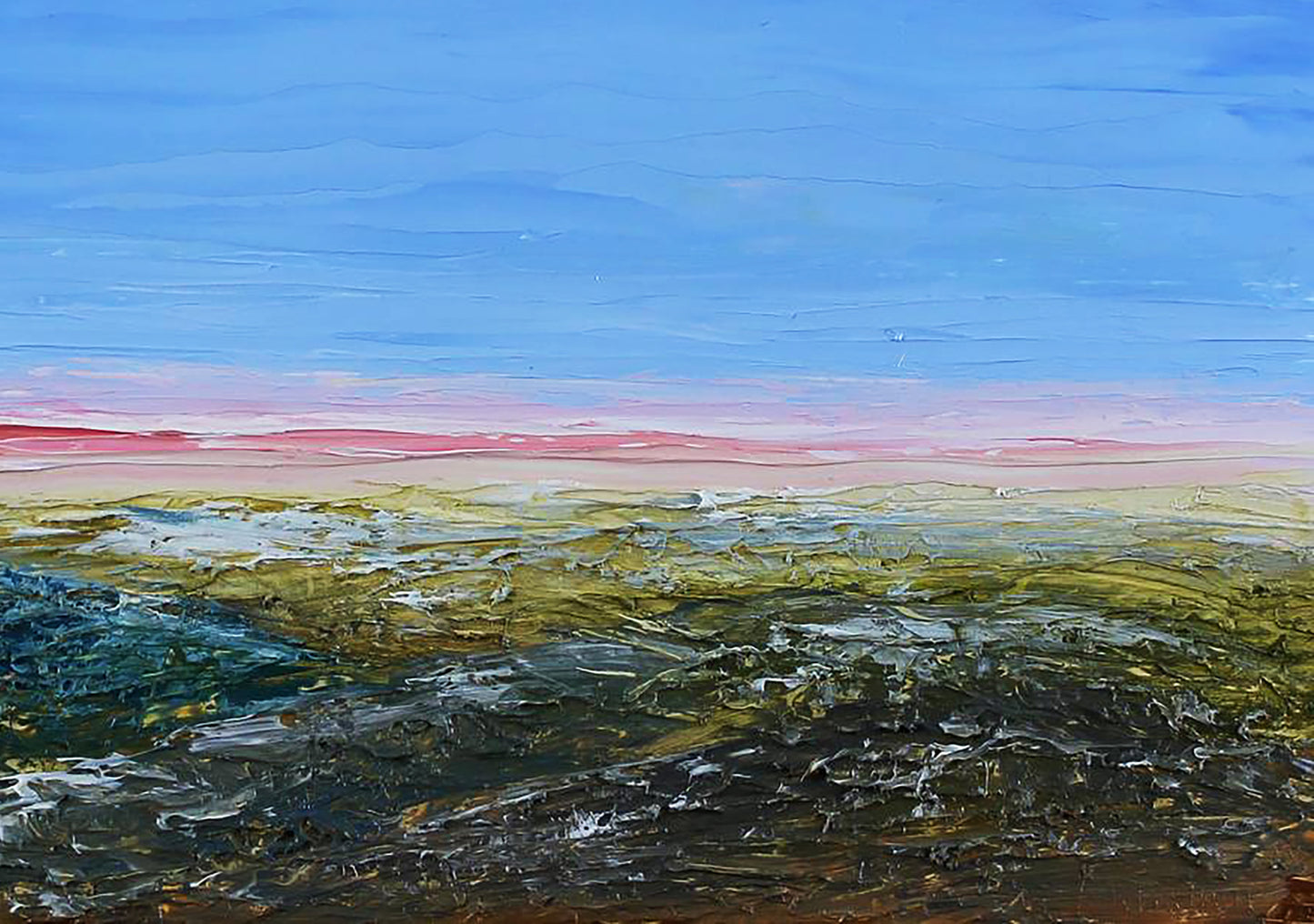 Oil painting Northern landscape Andriy Klishyn